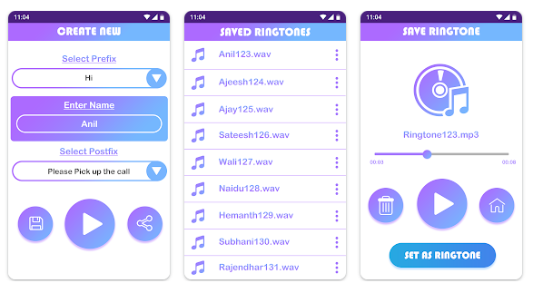 My Name Ringtone Maker - Android App To Make Ringtone with Name