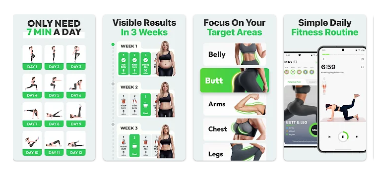 7 minutes workout App
